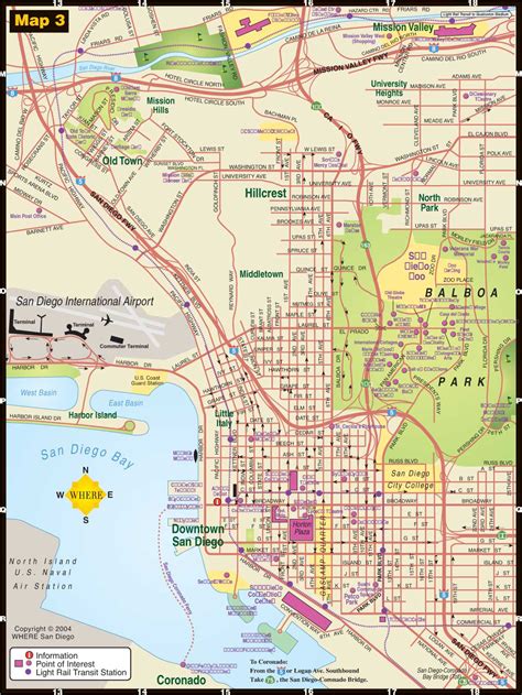 San Diego Tourist Attraction Map Tourist Destination In The World