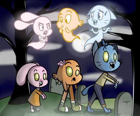 Halloween With Gumball By Ela23356 On Deviantart