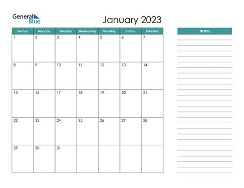 January 2023 Calendar Free Printable Calendar January 2023 Calendar