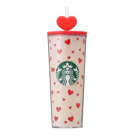Cup Tumbler Heart Starbucks Valentine 2023 Semperfif