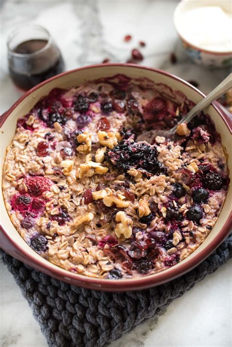 Berry Lavender Baked Oatmeal