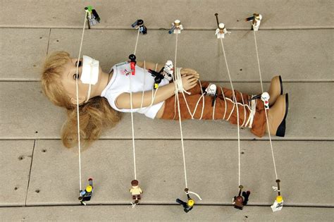 Betty The Doll Is Captured Gagged And Bound By Lego Men A Flickr