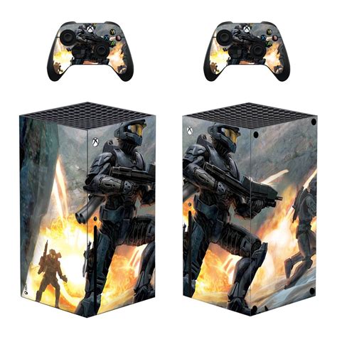 Halo Xbox Series X Skin Wrap Decal Sticker For Console And Etsy