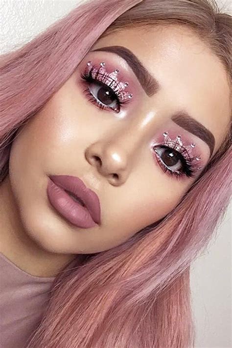 Pretty In Pink Princess Makeup Pink Makeup Prom Makeup Looks