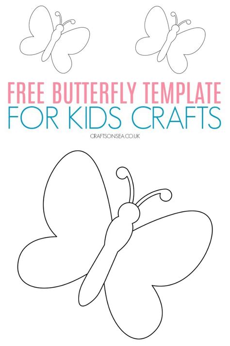 Free Butterfly Template Printable Pdf Butterfly Template Butterfly