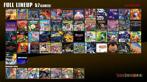 Turbografx 16 Minis Final Game Line Up Bumped Up To 57 Titles