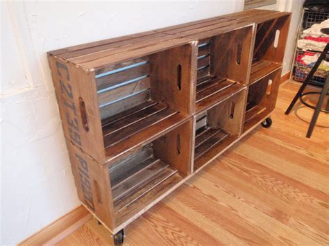 Hammers And High Heels Diy Vintage Crate Shelving Unit And C2t39