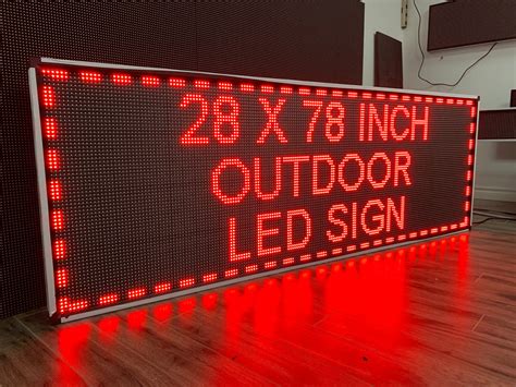 27 High Frame Sealed Outdoor Led Signs Pro Ledsign Technology Inc