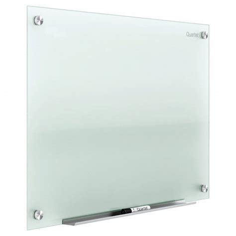 Quartet Gloss Finish Glass Dry Erase Board Wall Mounted 24 Inh X 36