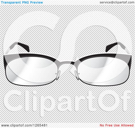 Clipart Of A Pair Of Eyeglasses Royalty Free Vector Illustration By Lal Perera 1265481