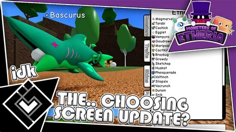 The Choosing Screen Update Monsters Of Etheria Roblox Youtube