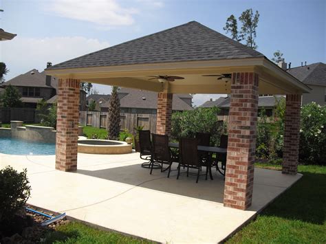 Shop wayfair for the best hampton bay replacement canopy. Attached Pergola Outdoor Patio Hampton Bay For Design ...