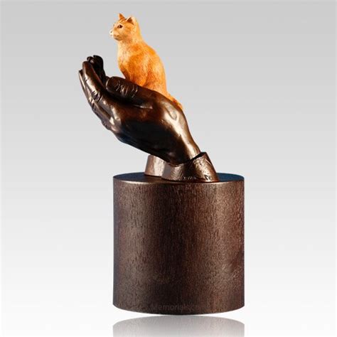 Orange Tabby Cat Cremation Urn