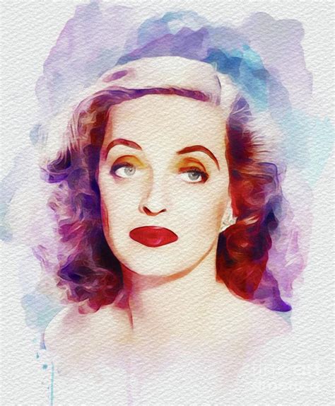 Bette Davis Movie Star Painting By Esoterica Art Agency Pixels