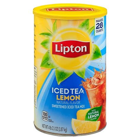 Lipton Lemon Iced Tea Mix Shop Tea At H E B