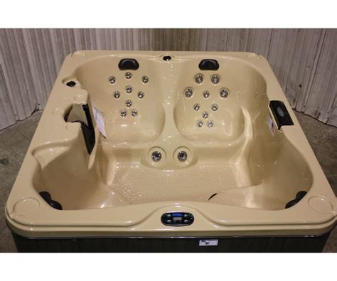Cal Spas Hot Tub With Mexican Sand Interior And Mist Exterior Comes