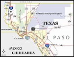 El Paso, Texas Map