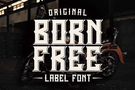 Born Free Typeface Vintage Fonts Free Typeface Typeface