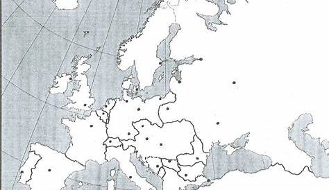 Blank map of world war 2