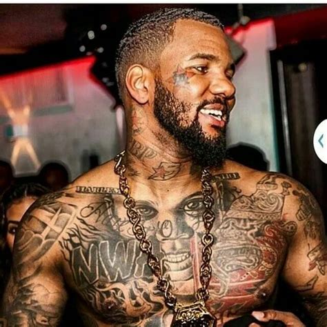 Yeessss Baby The Game Rapper Gaming Tattoo Chest Tattoo