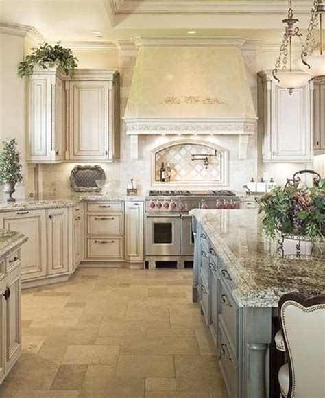 the best french country style kitchen decor ideas 43