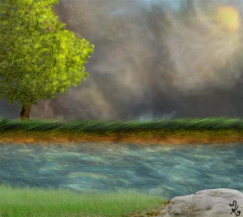 Foreground Middle Ground Background Matte Painting By Goo Brains On