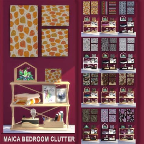 Sims 4 Cc Bedroom Clutter