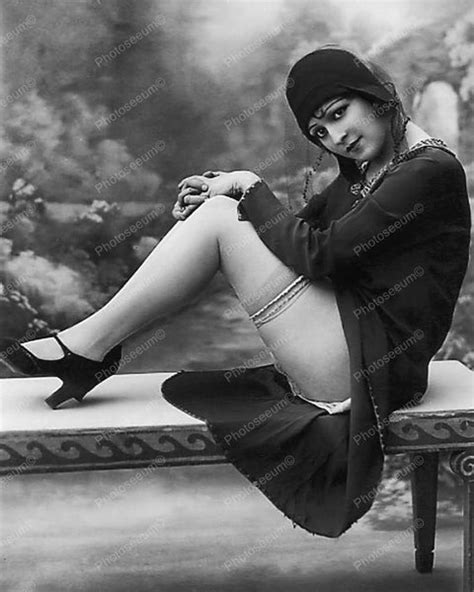 Sexy 1920s Flapper Girl Vintage 8x10 Reprint Of Old Photo Photoseeum