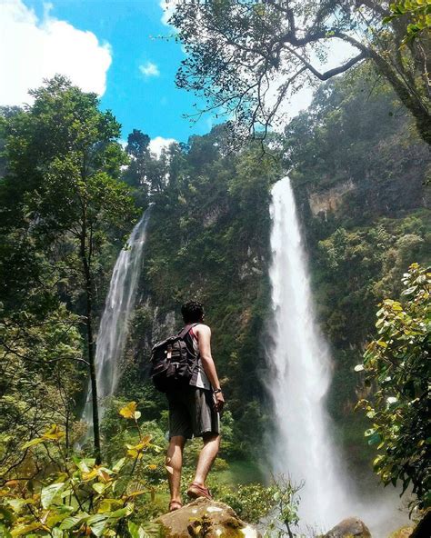 Curug Cileat Waterfall A Beautiful Waterfall In Subang West Java