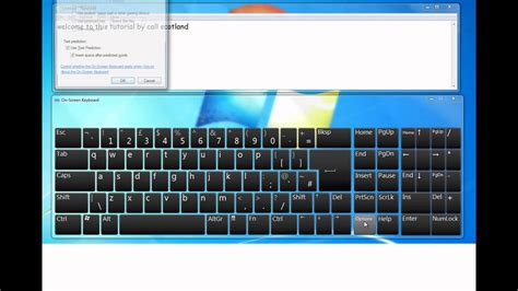 Windows 7 Onscreen Keyboard An Overview Youtube