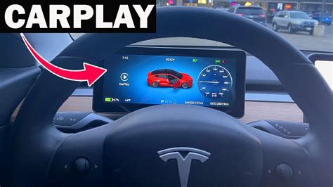 New Apple Carplay Display For Tesla Model 3 And Model Y Instrument
