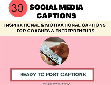 30 social media caption template captions for coaches captions for entrepreneurs caption