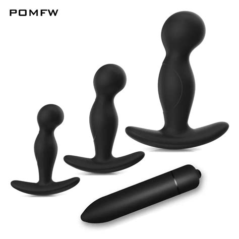 combinazione giocattolo del sesso massaggiatore prostatico in silicone plug anale con g spot