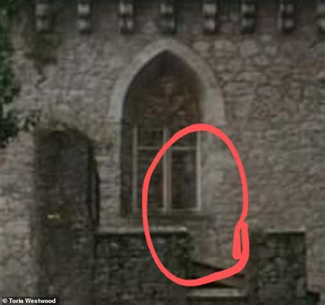 Im A Celebrity Ghostly Figure Spotted By Window Of Haunted Gwrych