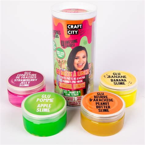 Craft City By Karina Garcia School Lunch Slime 4 Pack Toys R Us Canada