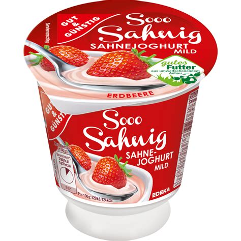 Sahnejoghurt 10 Fett Erdbeere EDEKA