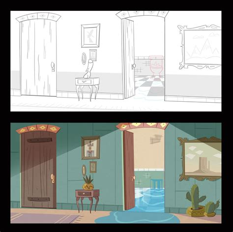 Game Background Art Background Drawing Cartoon Background Animation