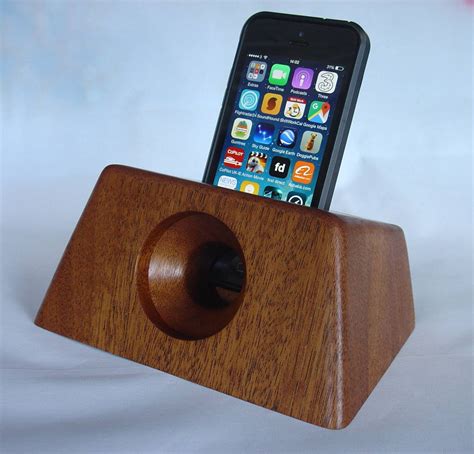 Iphone Standholderdock And Acoustic Amplifier Made From Etsy