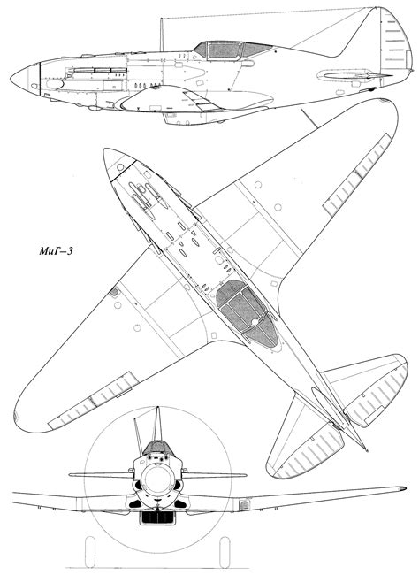 Mikoyan Gurevich MiG Blueprint Download Free Blueprint For D Modeling Model Airplanes