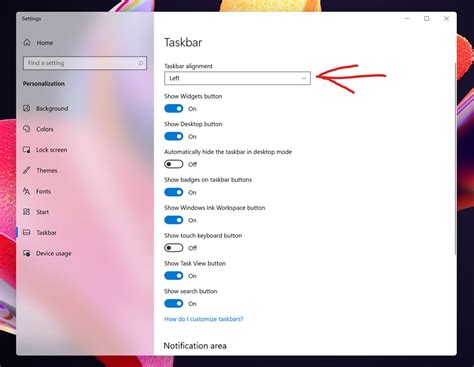 Taskbar On Windows 11