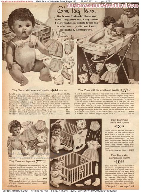 1961 Sears Christmas Book Page 322 Catalogs And Wishbooks