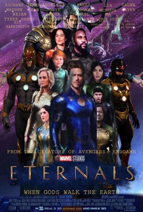 Eternals Official Poster Marvel Studios Imax Marvel