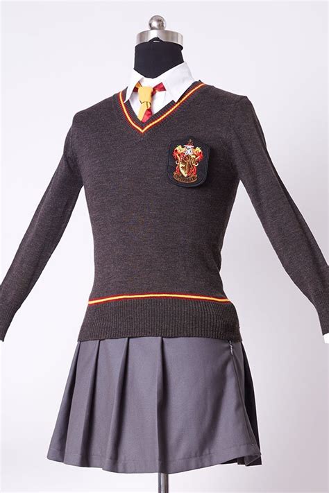 Free Shipping Gryffindor Hermione Granger Cosplay Costume Adult Version