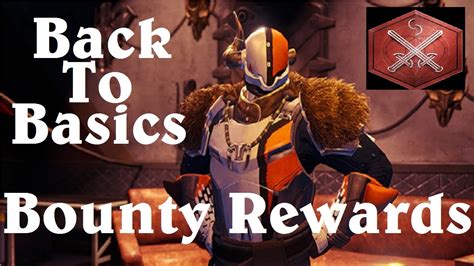 Destiny Back To Basics Bounty Rewards Weekly Crucible Bounty Youtube