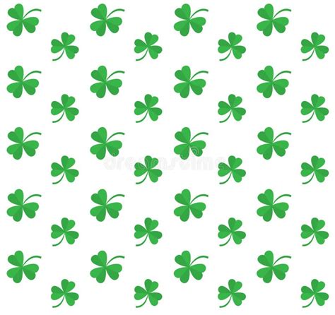 Pattern With Shamrocks Stock Vector Illustration Of Celebrate 111474276