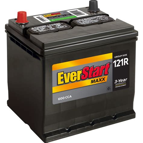 EverStart Maxx Lead Acid Automotive Battery Group Size 121R 12 Volt