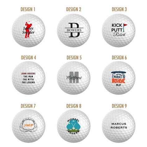 Personalized Golf Balls T For Dad Color Printed Golf Etsy