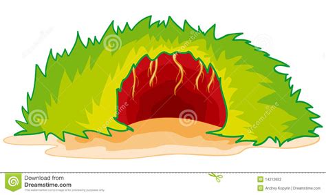 Burrow Stock Vector Illustration Of Artwork Grass Holt