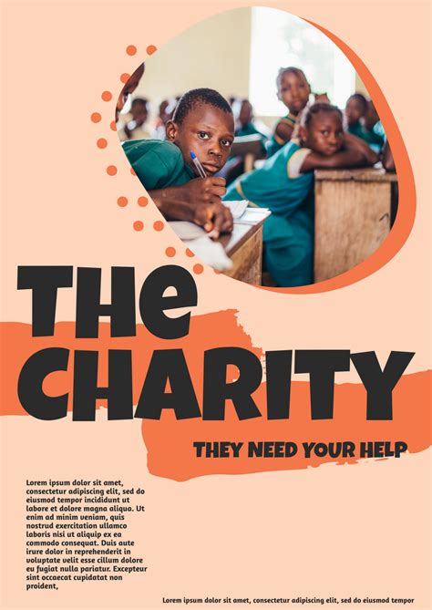 The Charity Poster Poster Template