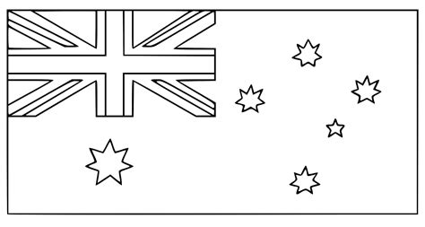 Geography Blog New Zealand Flag Colouring Page